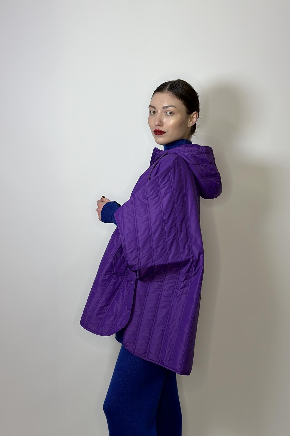 Куртка жіноча фіолетова з вкороченим рукавом Marina V FW22-804