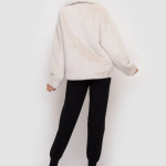 The eco-fur sheepskin coat