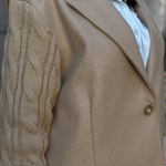 Cardigan for women with buttons beige HARDY