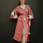 Сукня-вишиванка рожева Embroidered Gem