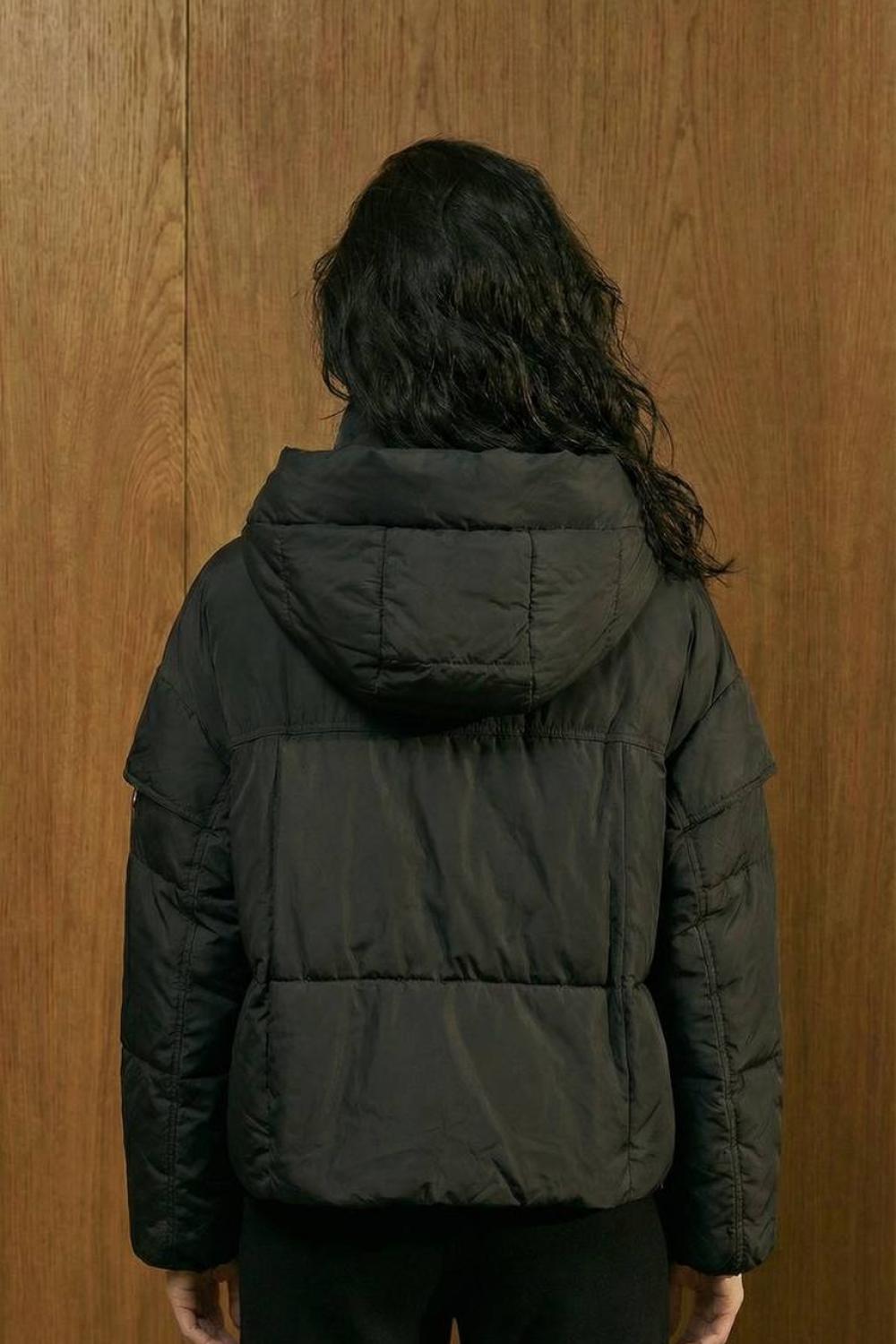 Black demi-season jacket-vest 8606-black-KR-realize