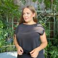 Blouse black combined Petro Soroka