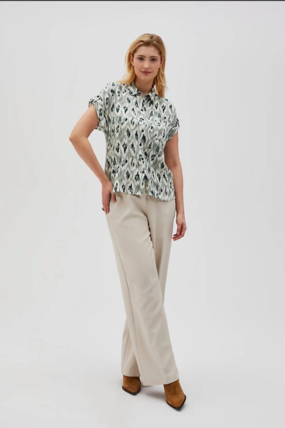 Olive blouse