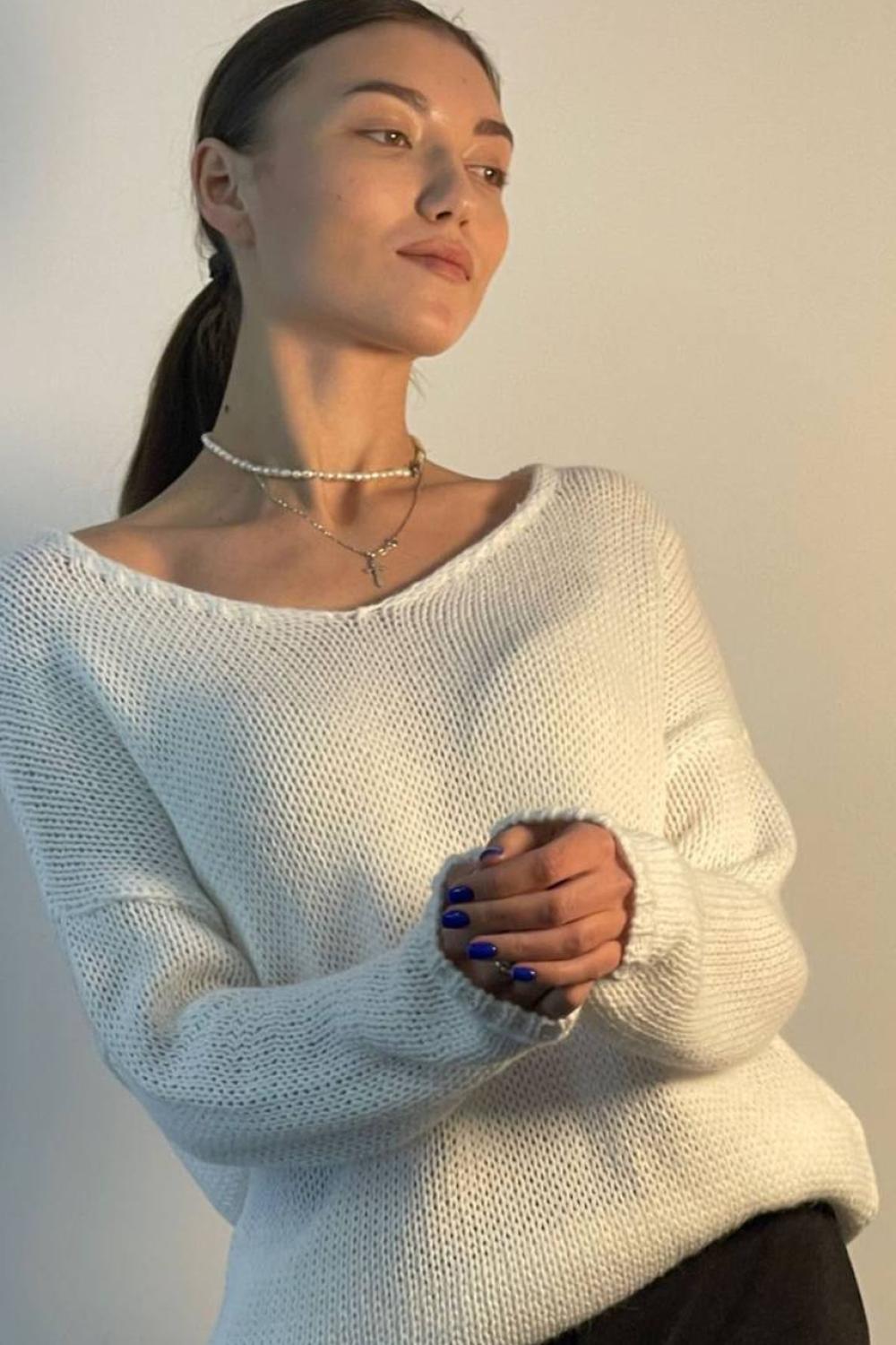Джемпер білий TOPMODA_1