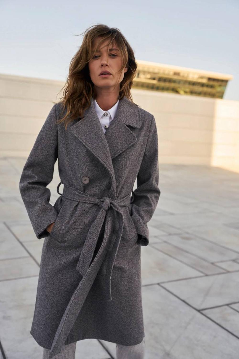 Women's double-breasted coat