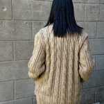 Cardigan for women with buttons beige HARDY