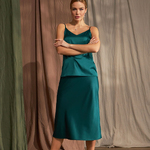 Bellise 2080 ribbed pleated skirt