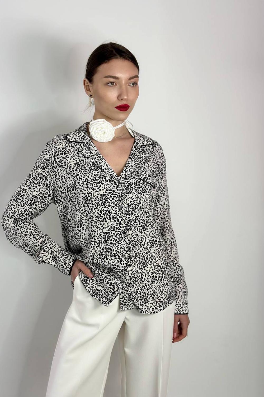 Блуза жіноча принтована французької торгової марки YUKA PARIS.