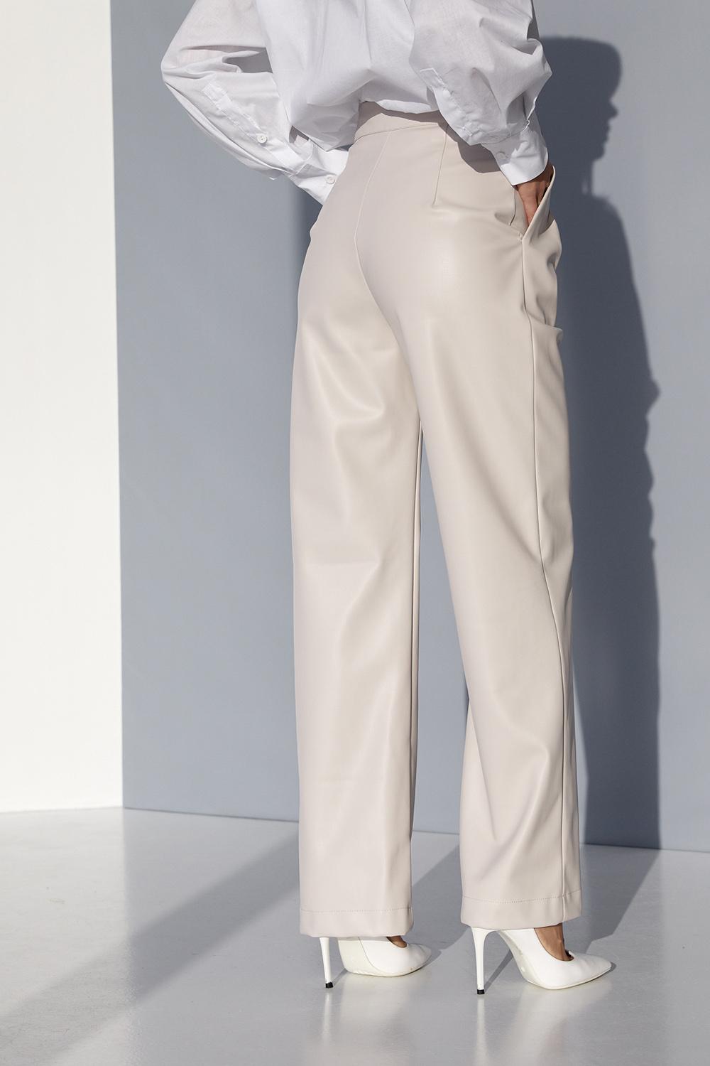 Palazzo pants made of milk eco-leather 250.2 Artmon