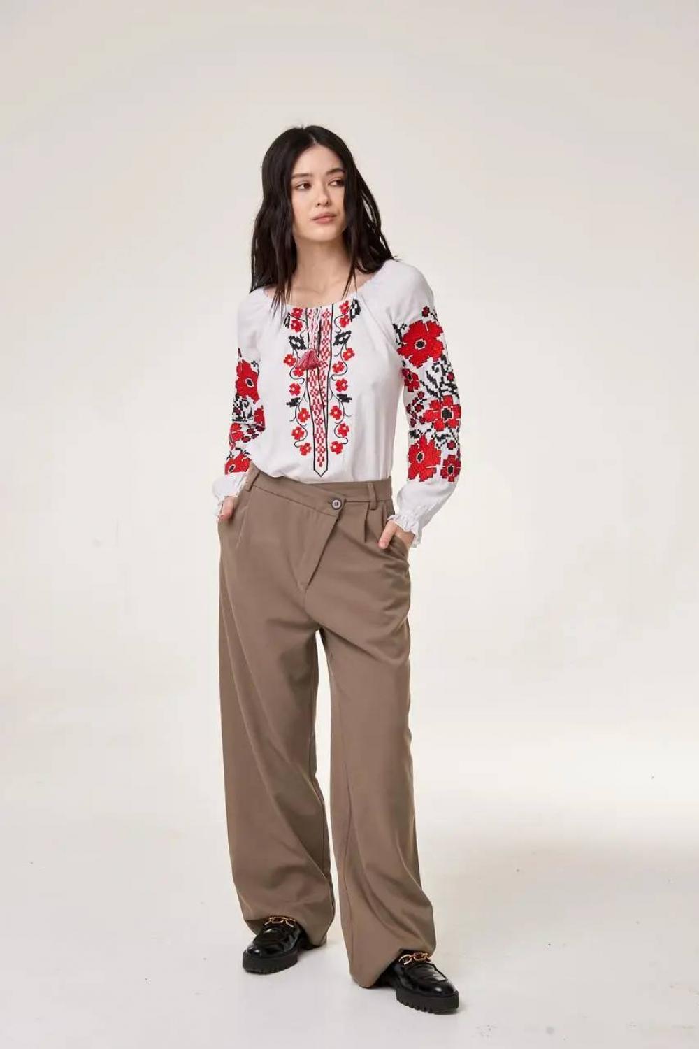 Vyshyvanka women's white Spring dreams