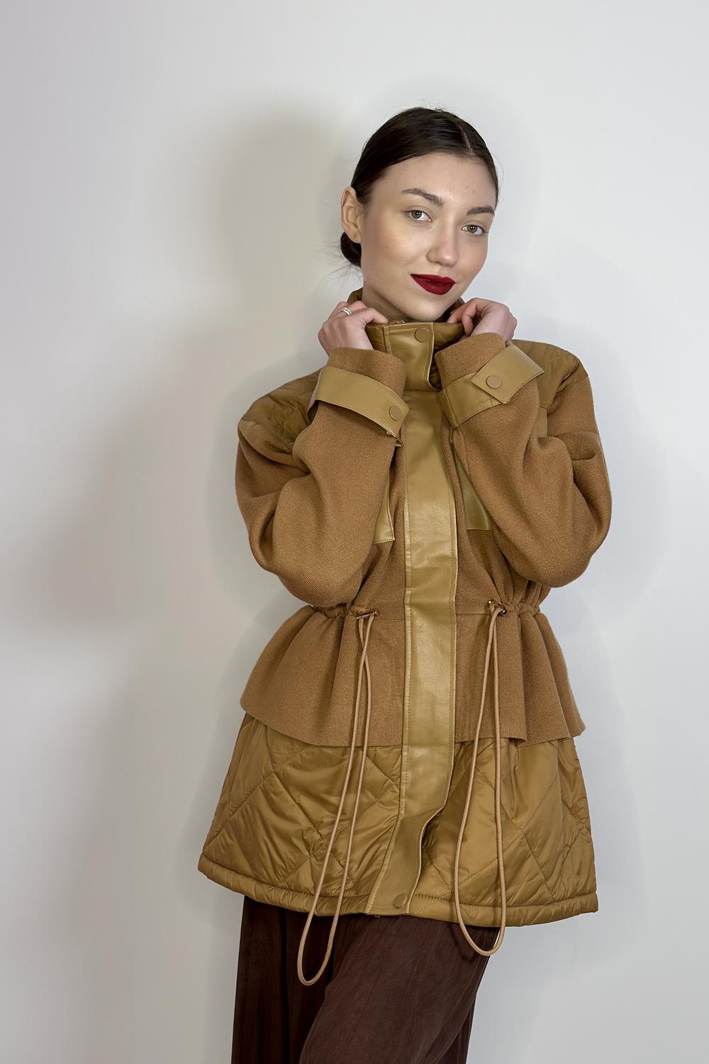 Куртка весняна бежева Marina V FW22-514