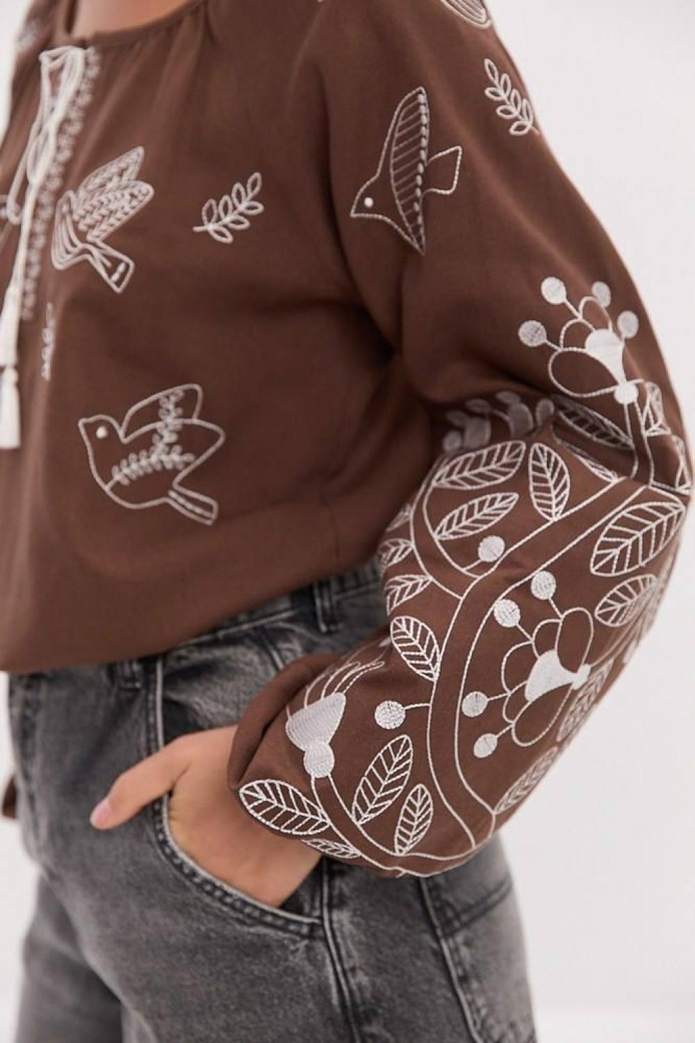 Chocolate embroidery