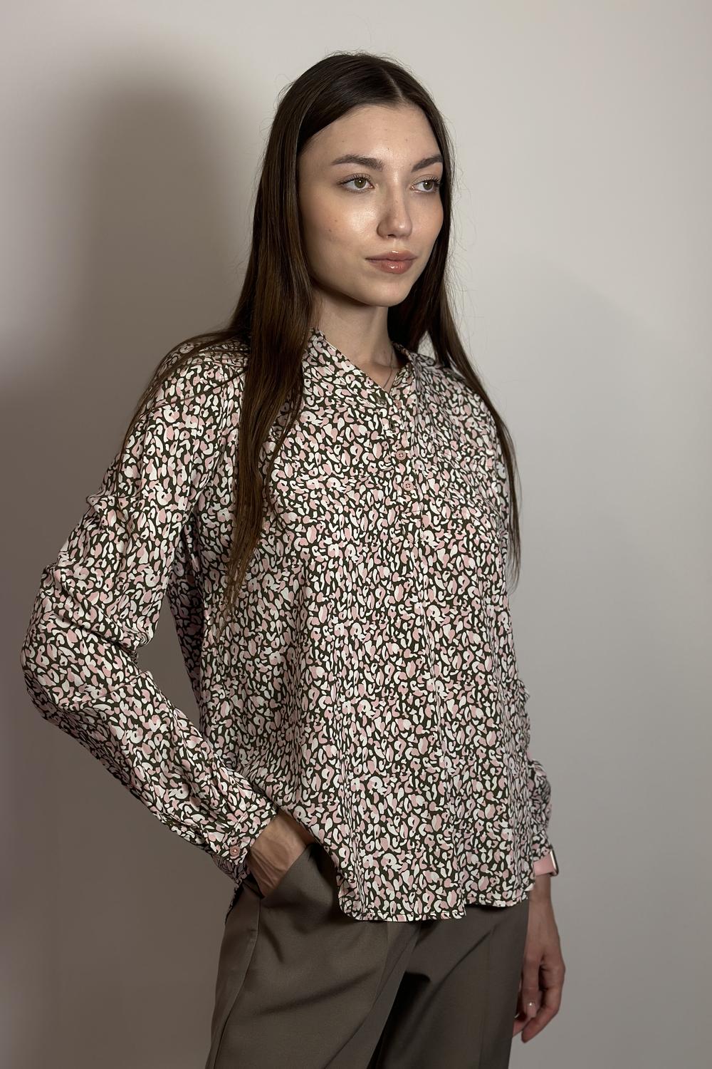 Blouse olive printed Z-KO-3300 MOODO