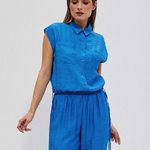Blouse in electric color L-KO-4045 Moodo