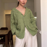 Ecru Tencel palazzo pants mihos_ecru_pants