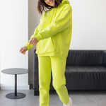 Suit woman sports in lime color SK3002 DIAS