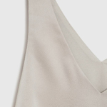 Beige silk top