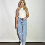 Джинси блакитні mom