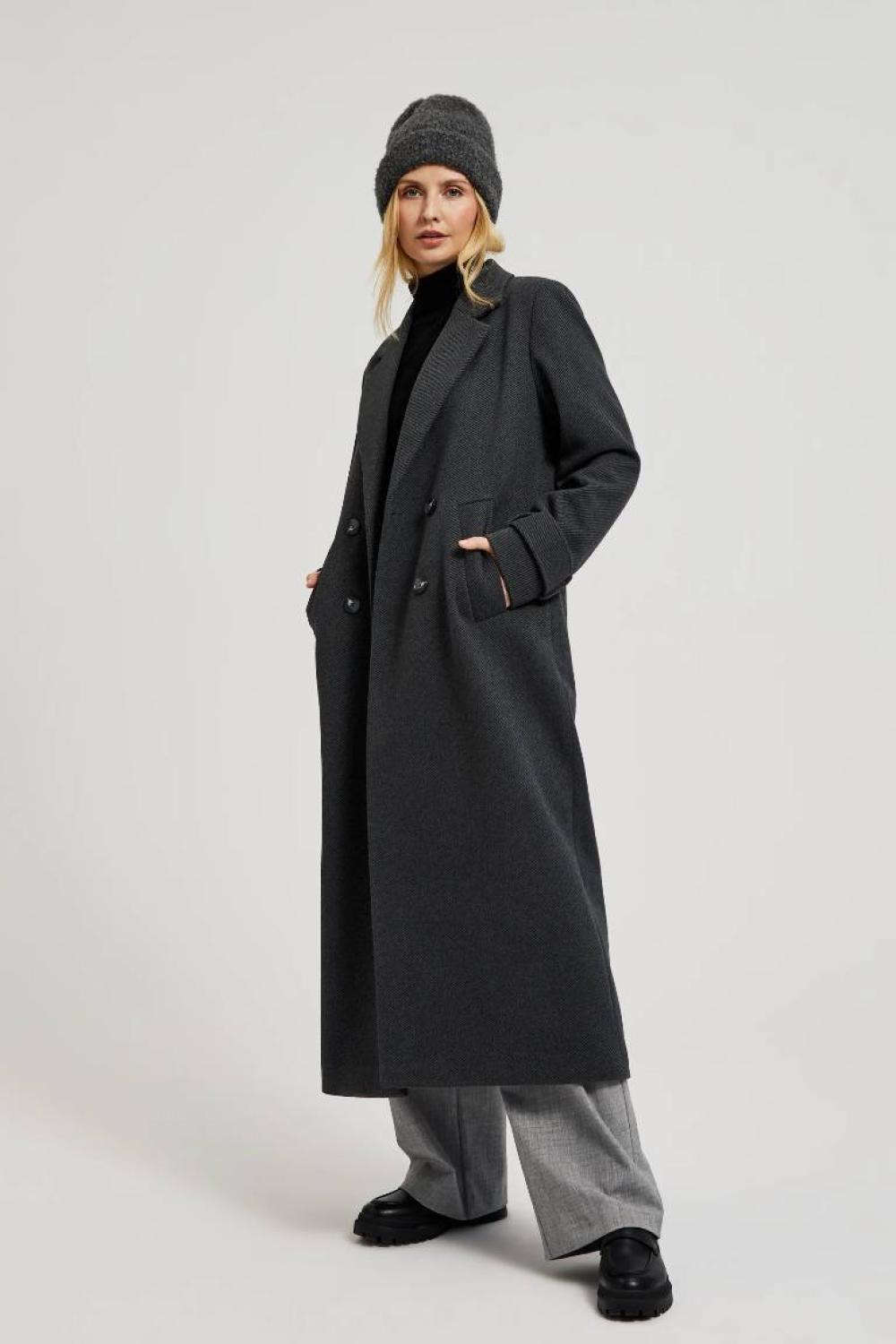 A grey coat