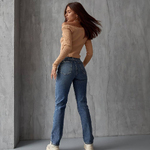 Джинси MOM Fit сині 388_102 Woman Denim