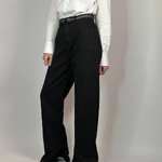 Джинси кльош чорні 9016 KT.MOSS Denim