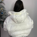 Ecru short vest jacket