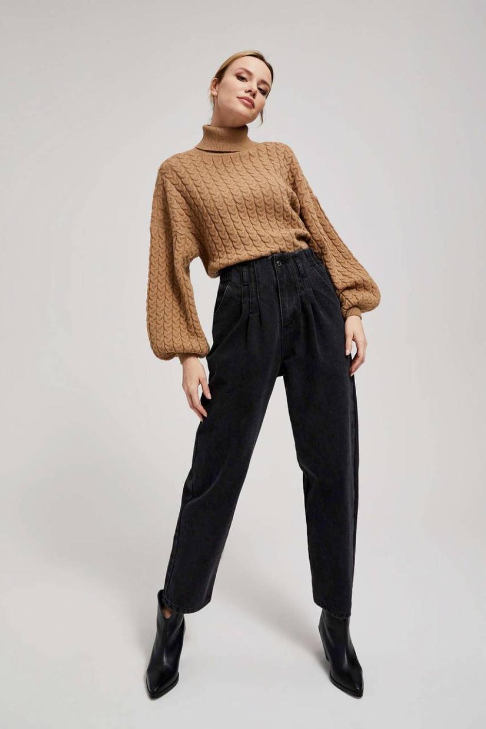 Mom jeans black