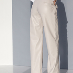 Palazzo pants made of milk eco-leather 250.2 Artmon