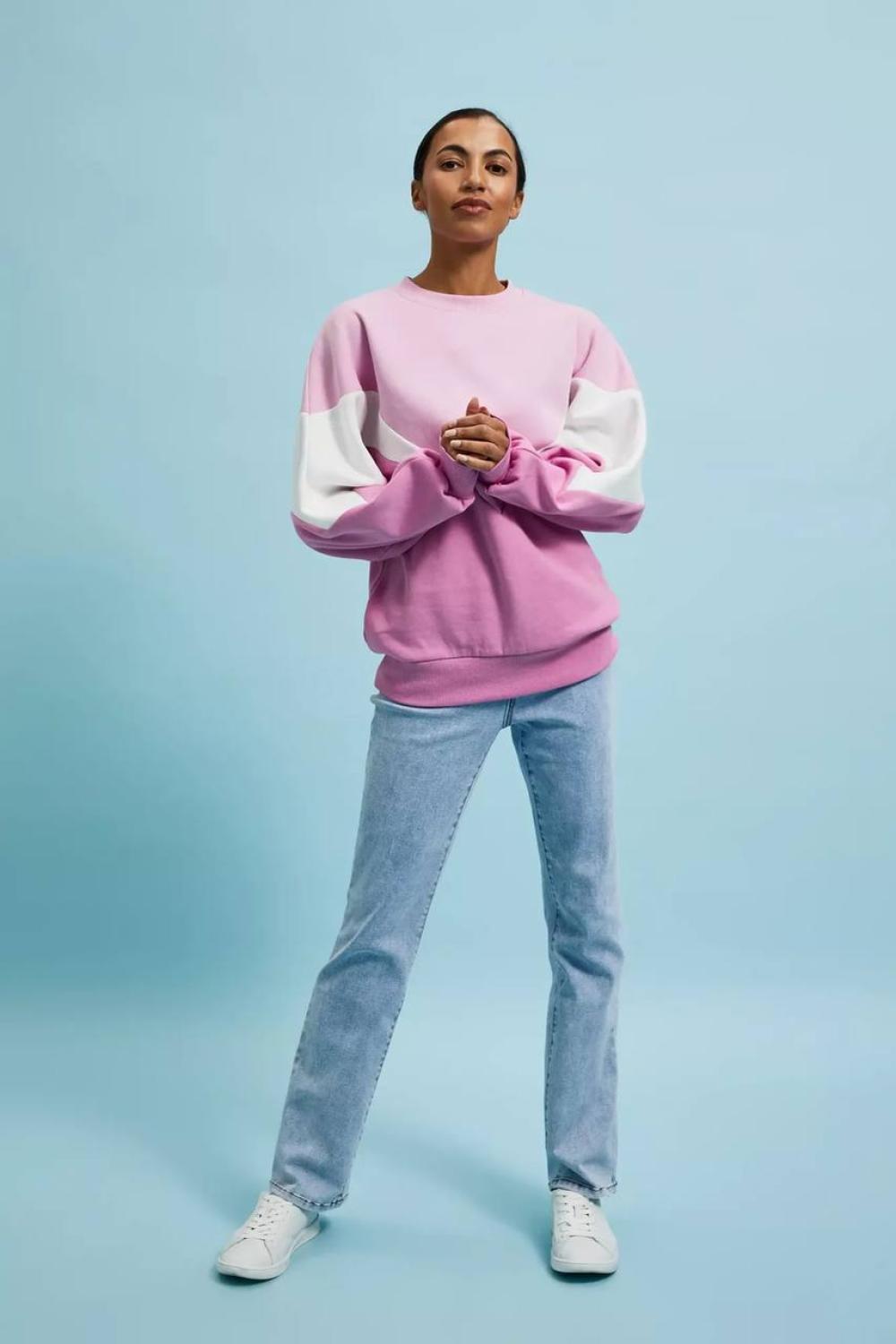 Pink biker sweatshirt
