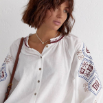 Women's Vyshyvanka Dobrobut white by-ESQ