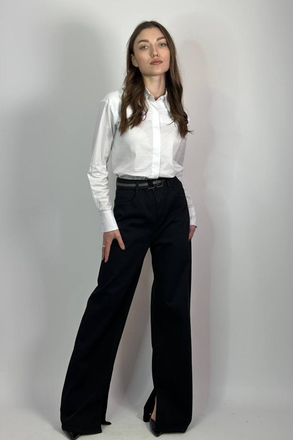 Джинси кльош чорні 9016 KT.MOSS Denim