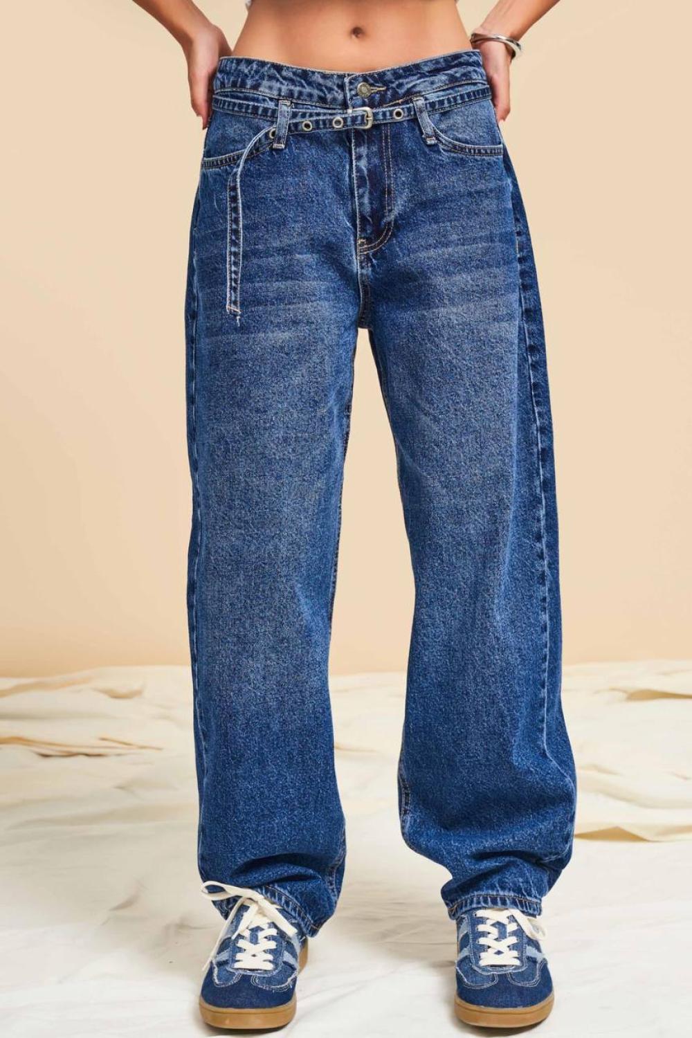 Baggy jeans dark blue