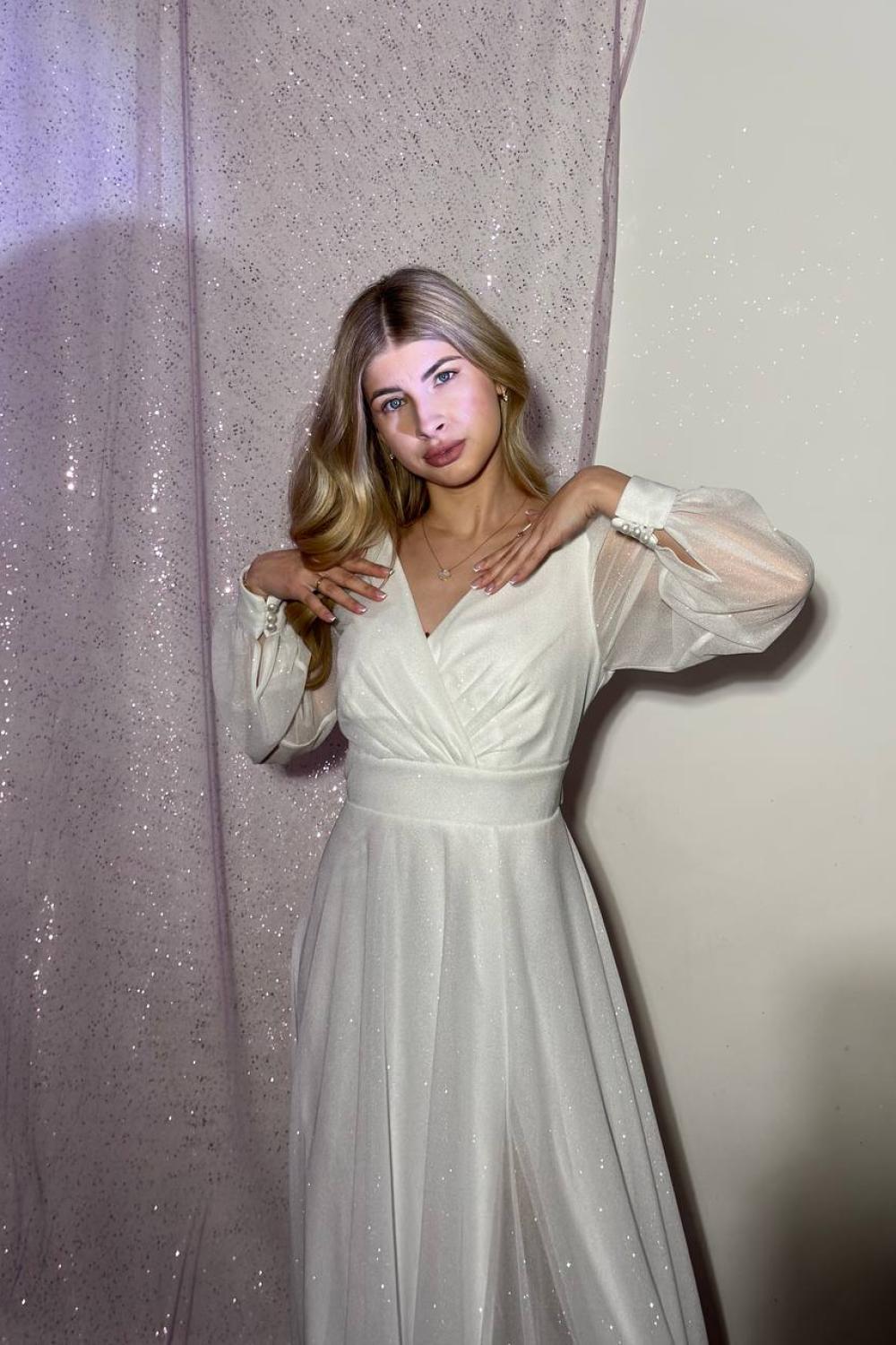 White festive dress