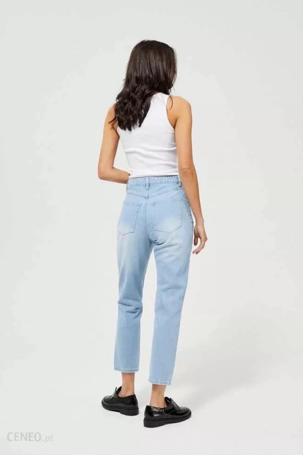 Jeans Mom Fit blue L-JE-3410 Moodo