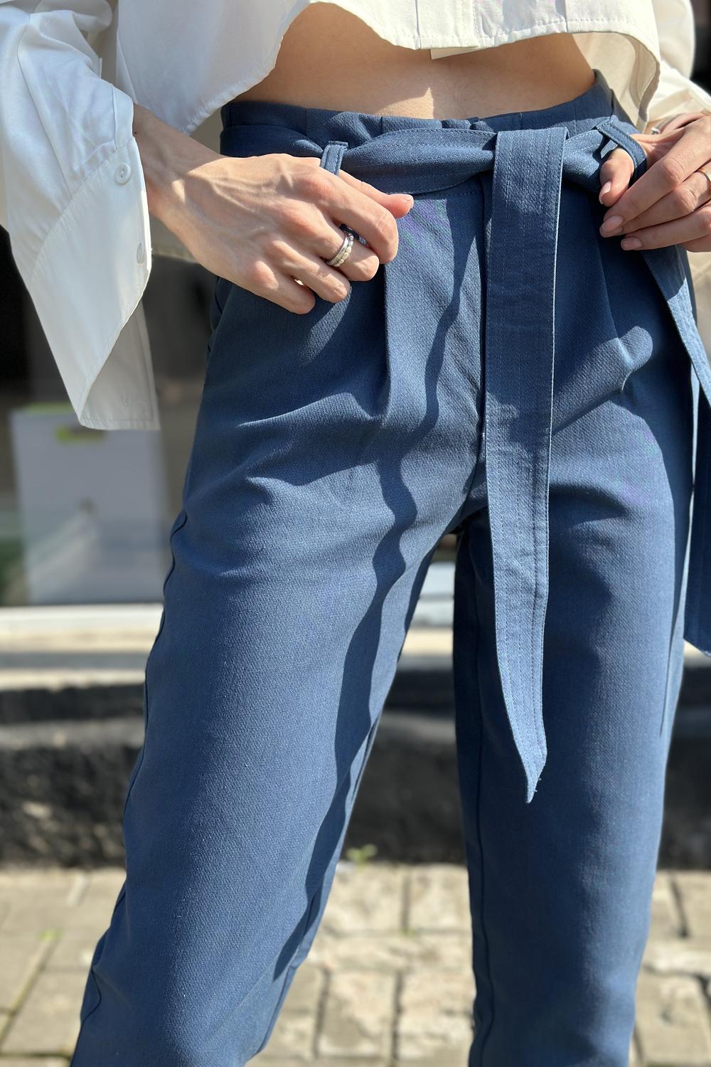 Pants blue 20AH413 YUKA PARIS
