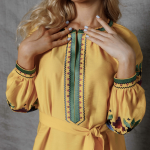 Сукня-вишиванка жовта Ксенія SVARGA