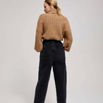 Mom jeans black
