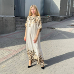 Сукня літня максі леопардова