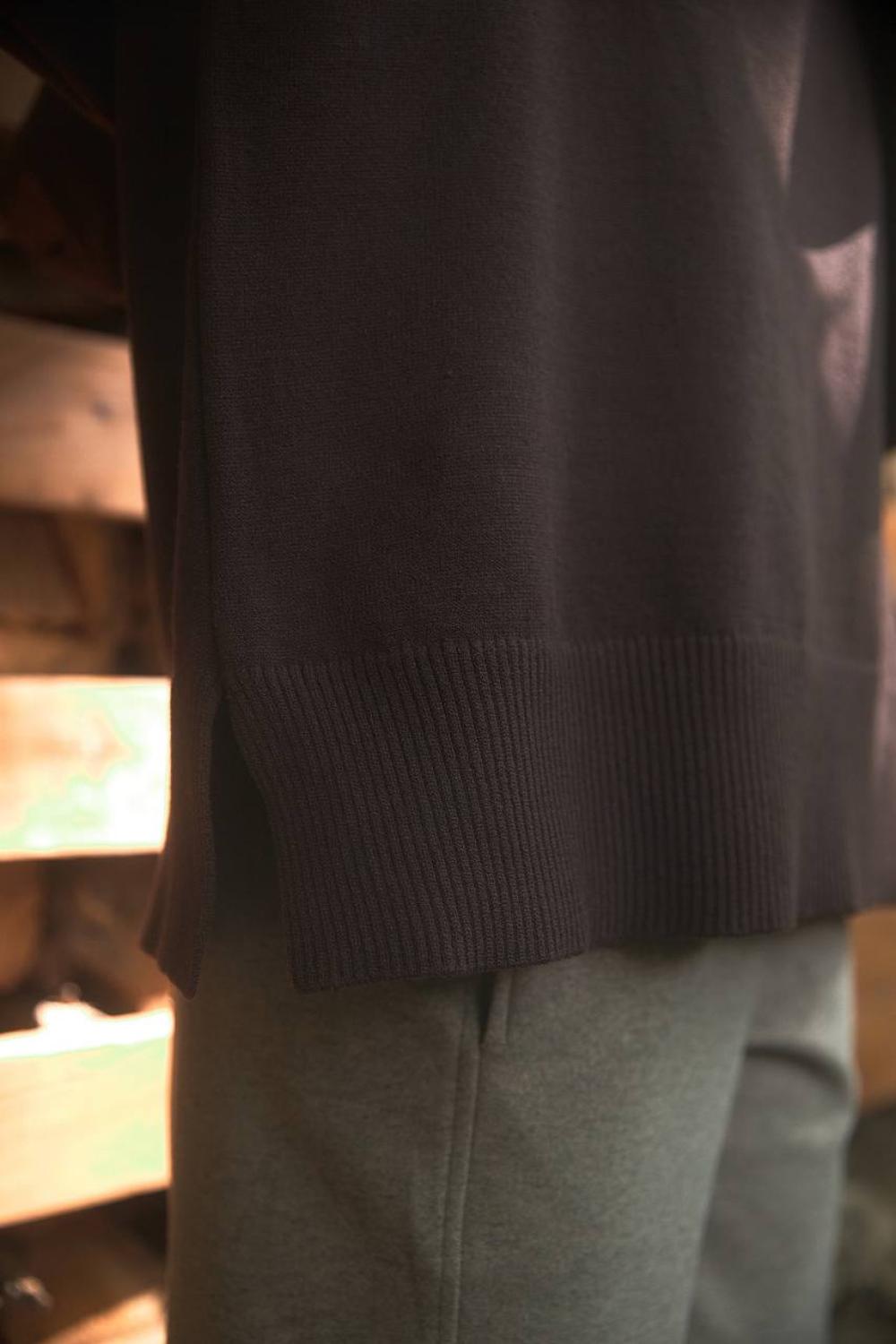 A loose-fitting jumper