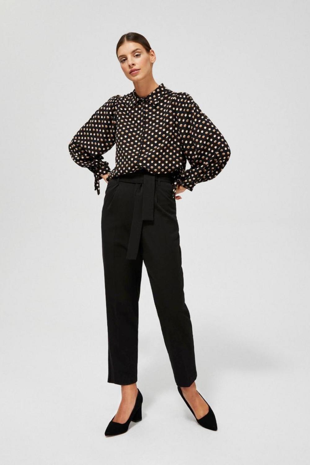 Blouse black with peas Moodo Z-KO-3615