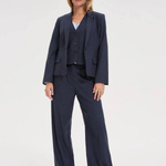 Women's blue striped jacket Z-MR-4814-L-realiz