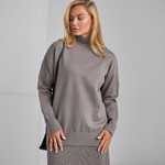 Golf jumper in taupe color 2528 BELLISE