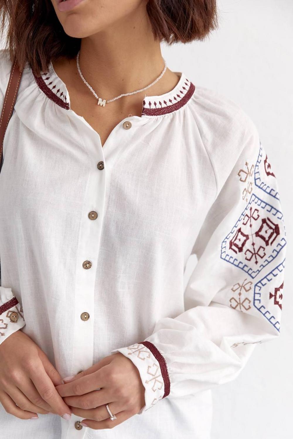 Women's Vyshyvanka Dobrobut white by-ESQ