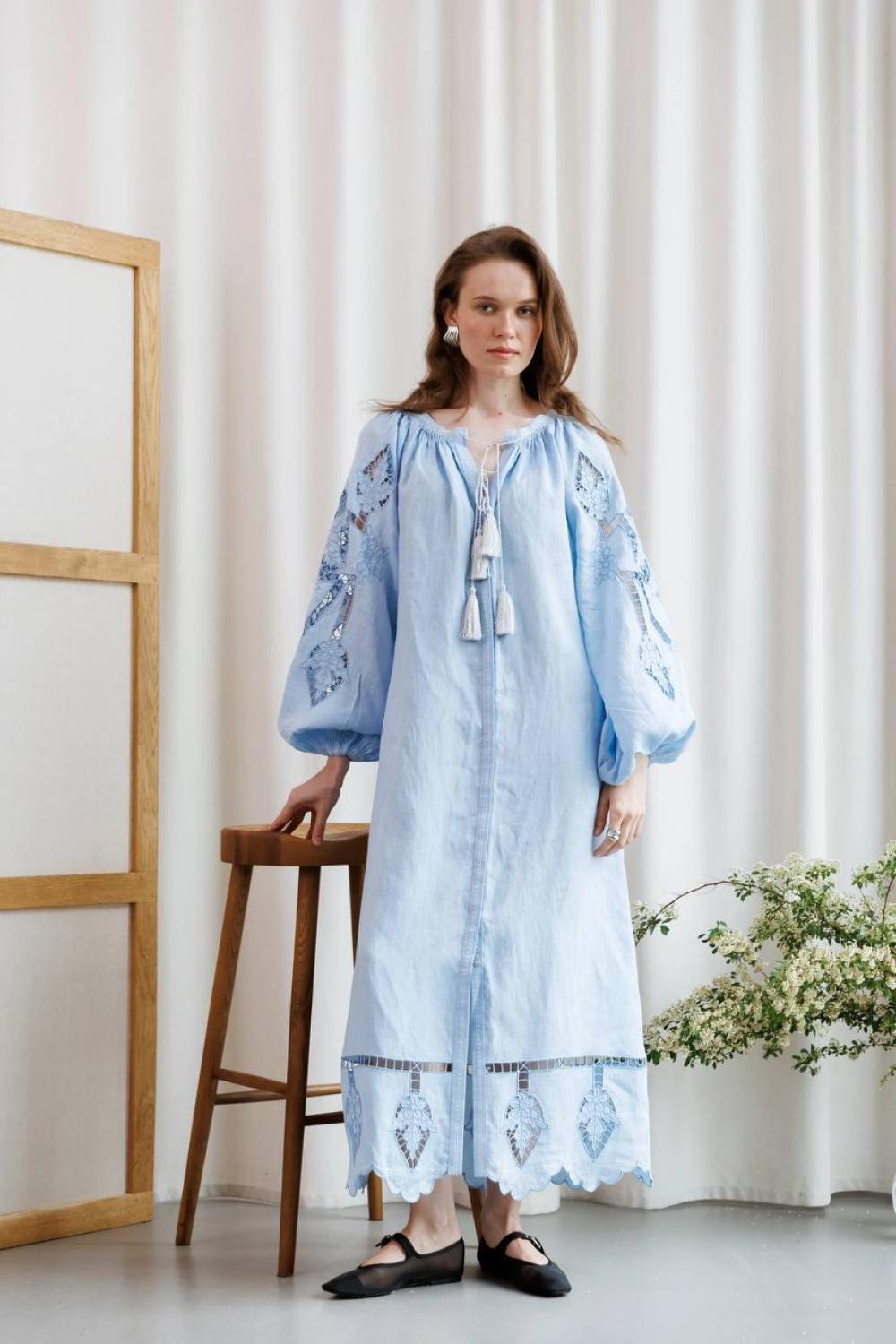 Embroidered Blue EMBROIDERED GEM