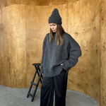 Графітовий светр oversized