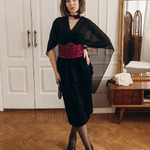 Red corset with black embroidery korset_red_black