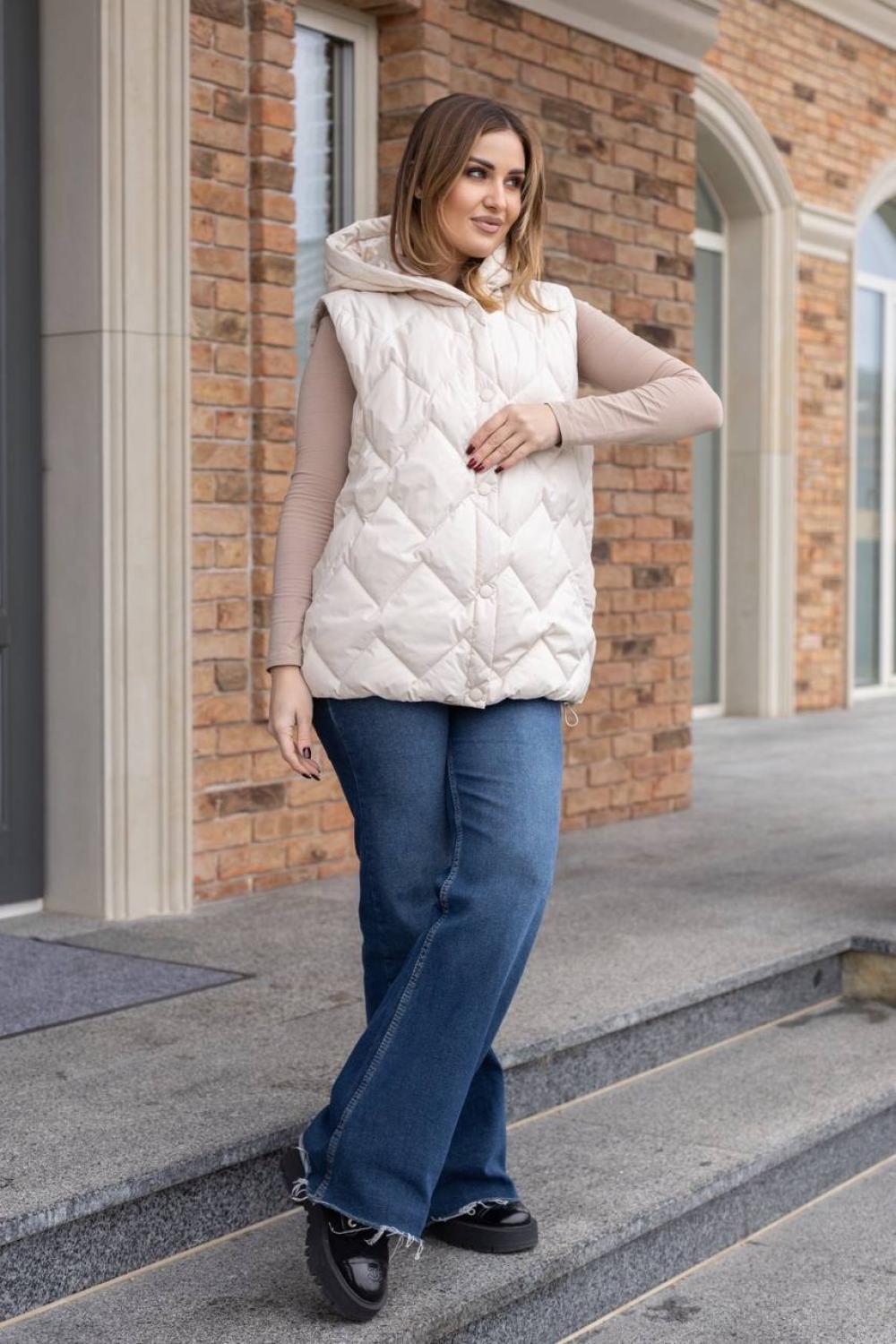 Demi-season jacket-vest