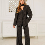 Women's dark grey striped suit 552_darkgrey