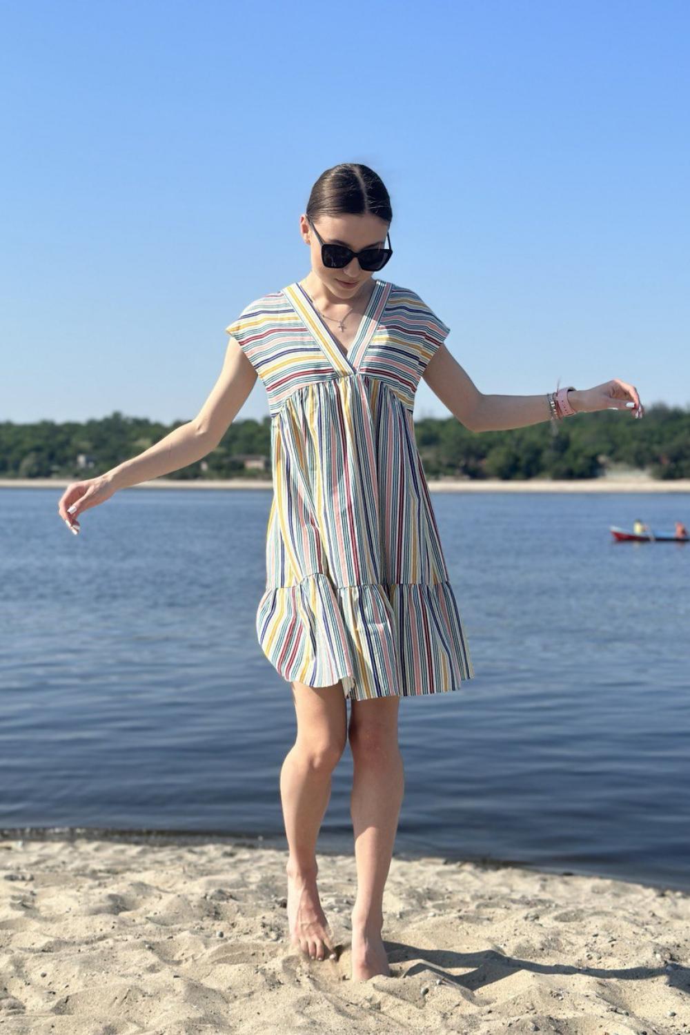 Сукня в смужку PENR252A