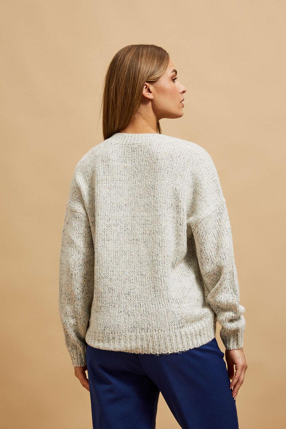 Women's V-neck sweater Z-SW-4258 MOODO